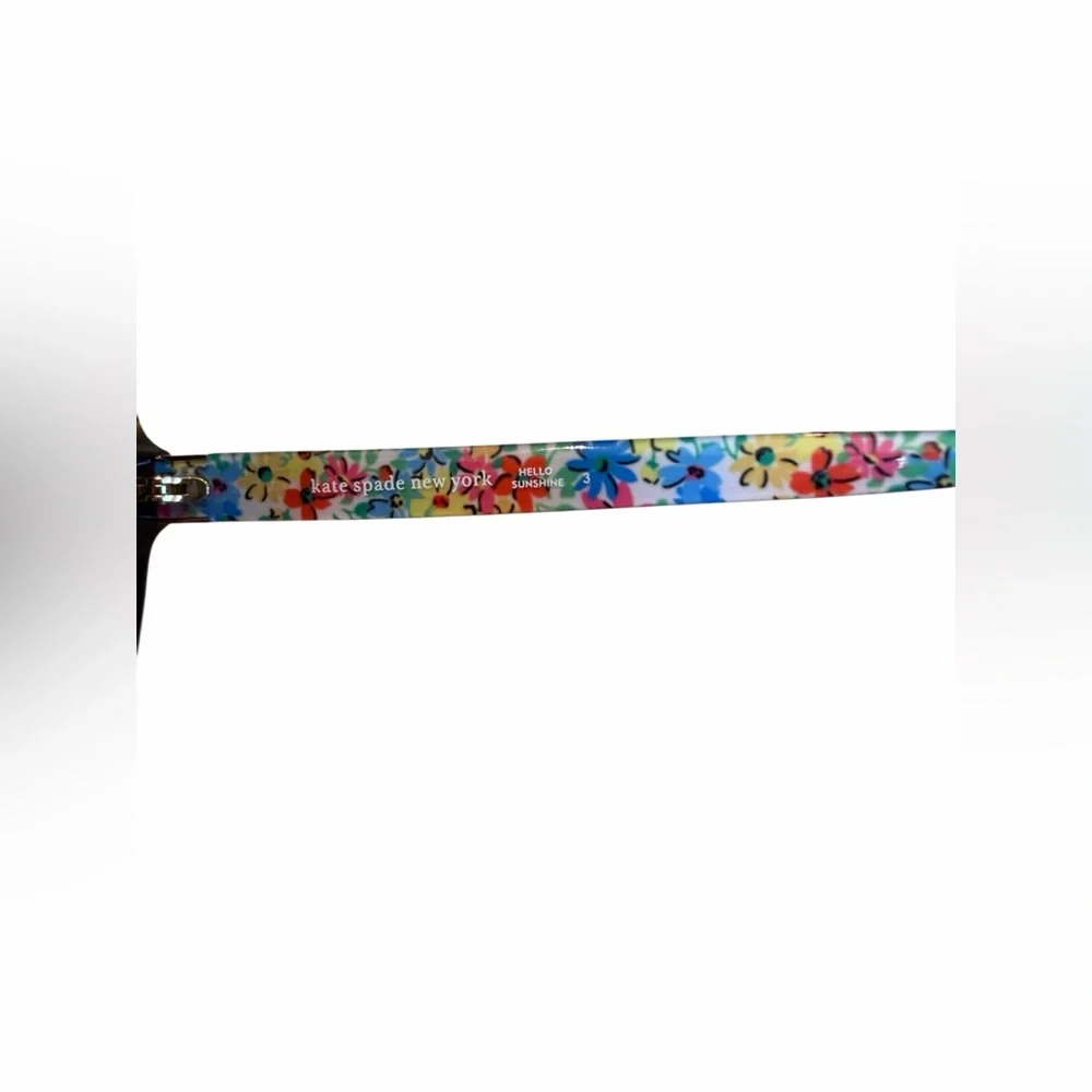 Kate Spade Fun Classy Tortoise Shell Sunglasses with Colorful Floral Arms‎